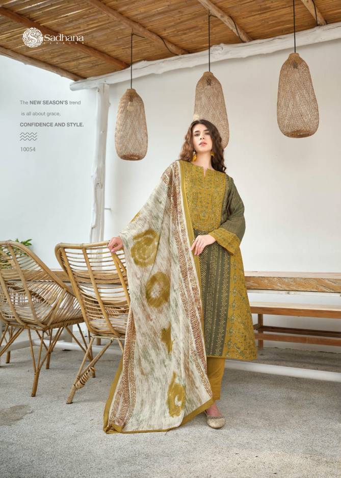 Mannat By Sadhana Pure Muslin Silk Printed Dress Material Wholesale Market In Surat